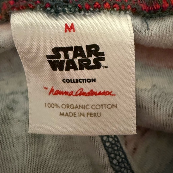 Hanna Andersson Star Wars PJ Set – Grogu Top S + Joggers M – Organic Cotton - Picture 9 of 9